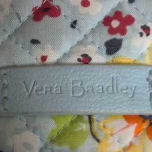 Vera Bradley Aqua Floral Crossbody Bag and Wallet